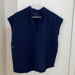 Figs Navy Uniform Top